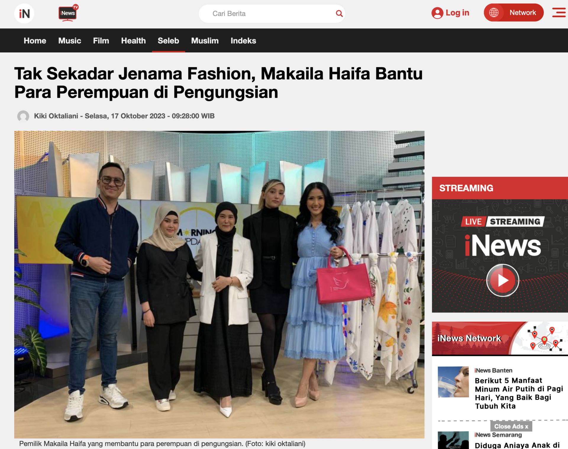 Makaila Haifa is More Than Just a Fashion Label—It Supports Women in Refugee Camps Makaila Haifa is More Than Just a Fashion Label—It Supports Women in Refugee Camps