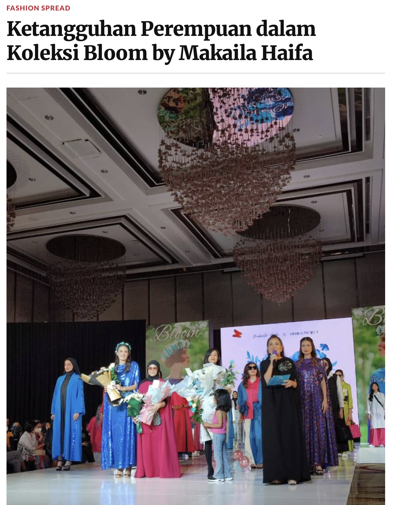 Ketangguhan Perempuan dalam Koleksi Bloom by Makaila Haifa Ketangguhan Perempuan dalam Koleksi Bloom by Makaila Haifa