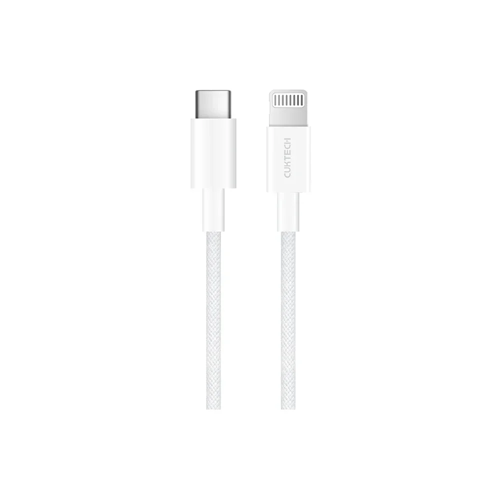 สายชาร์จไอโฟน CUKTECH CL315P white.