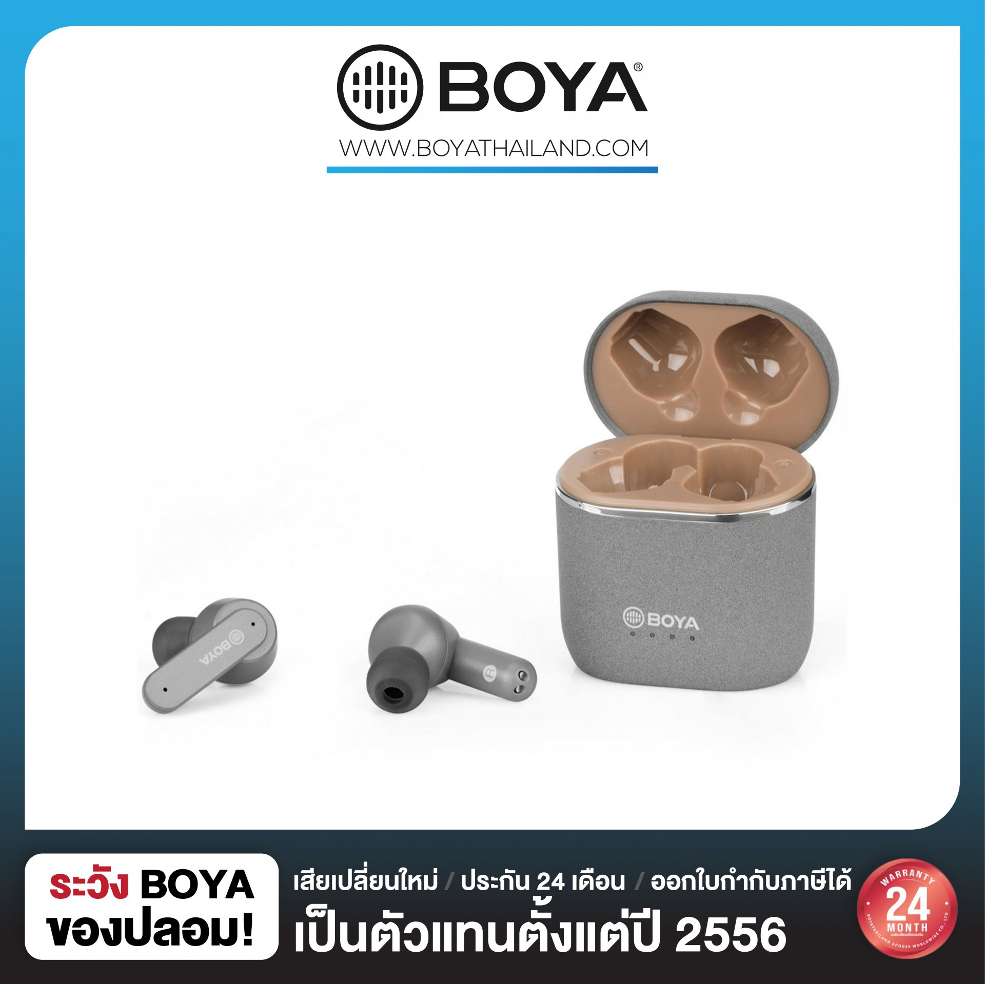 BOYA BY-AP4-G Advanced TWS Earbuds-Grey