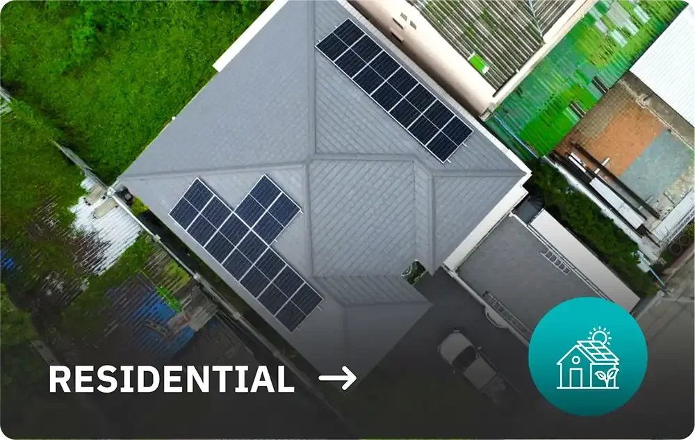 ผลงานการติดตั้งโซล่าเซลล์ Solar Rooftop บ้านพักอาศัย