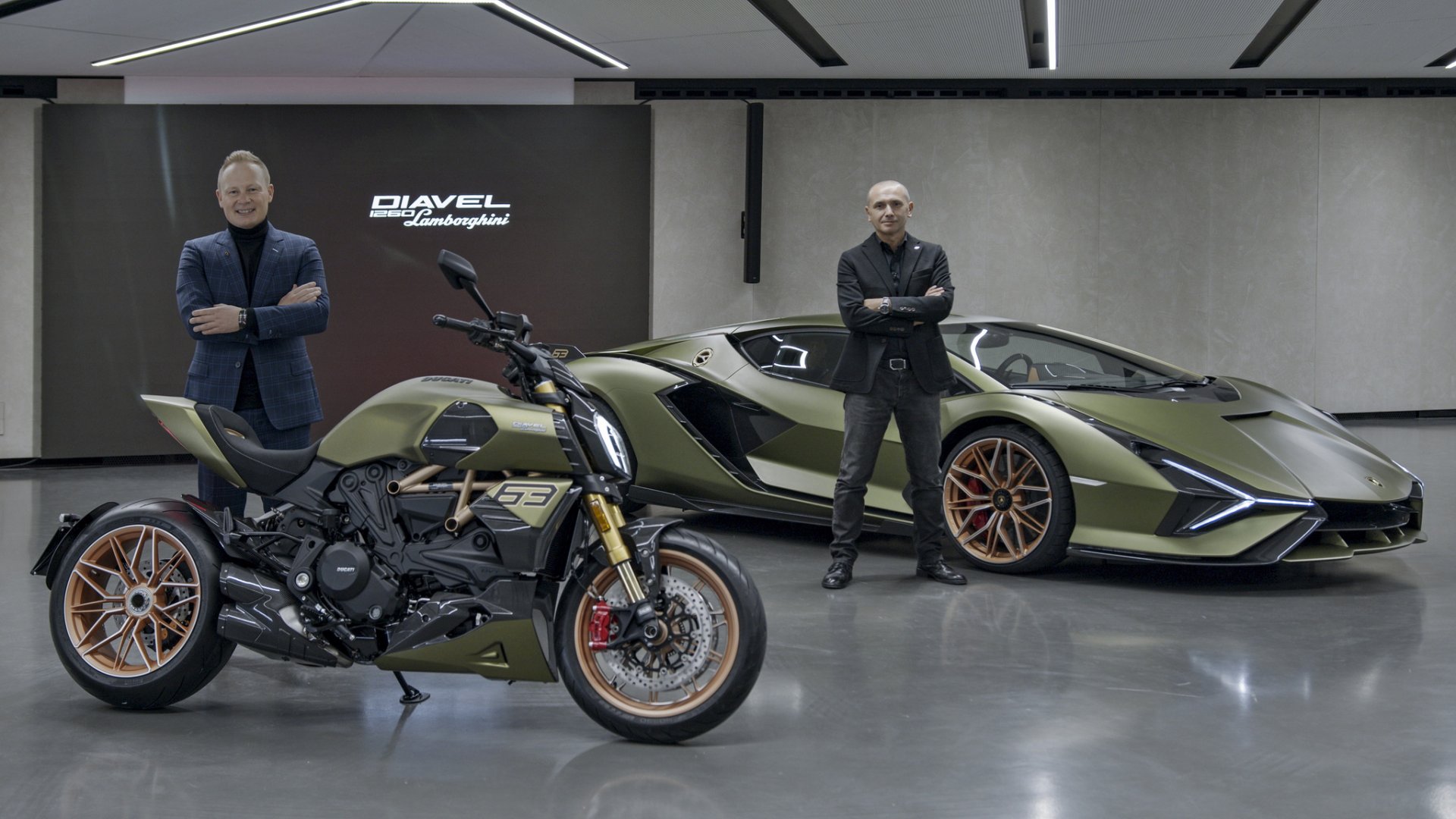 โปรเจ็คพิเศษ!! Lamborghini ร่วมมือ Ducati ผลิต Diavel 1260 S แรงบันดาลใจจาก Sián FKP 37