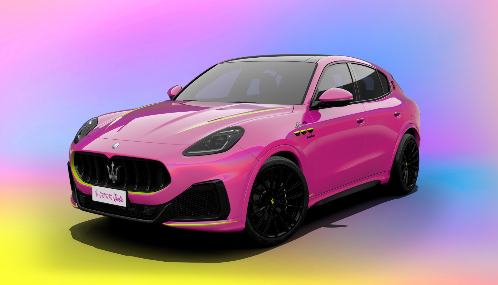 Maserati คอลแลปส์ Barbie ออกมาเป็น Grecale สีชมพูสุดหวาน เพียง 2 คันในโลก!!