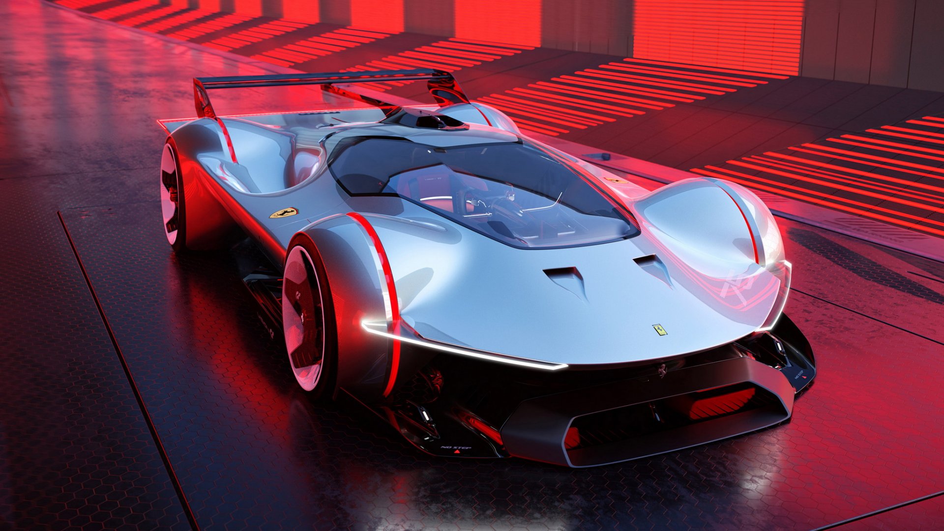 Ferrari Vision Gran Turismo ไฮเปอร์คาร์โลกเสมือน 1,356 แรงม้า!! เพื่อคอเกม Gran Turismo 7 