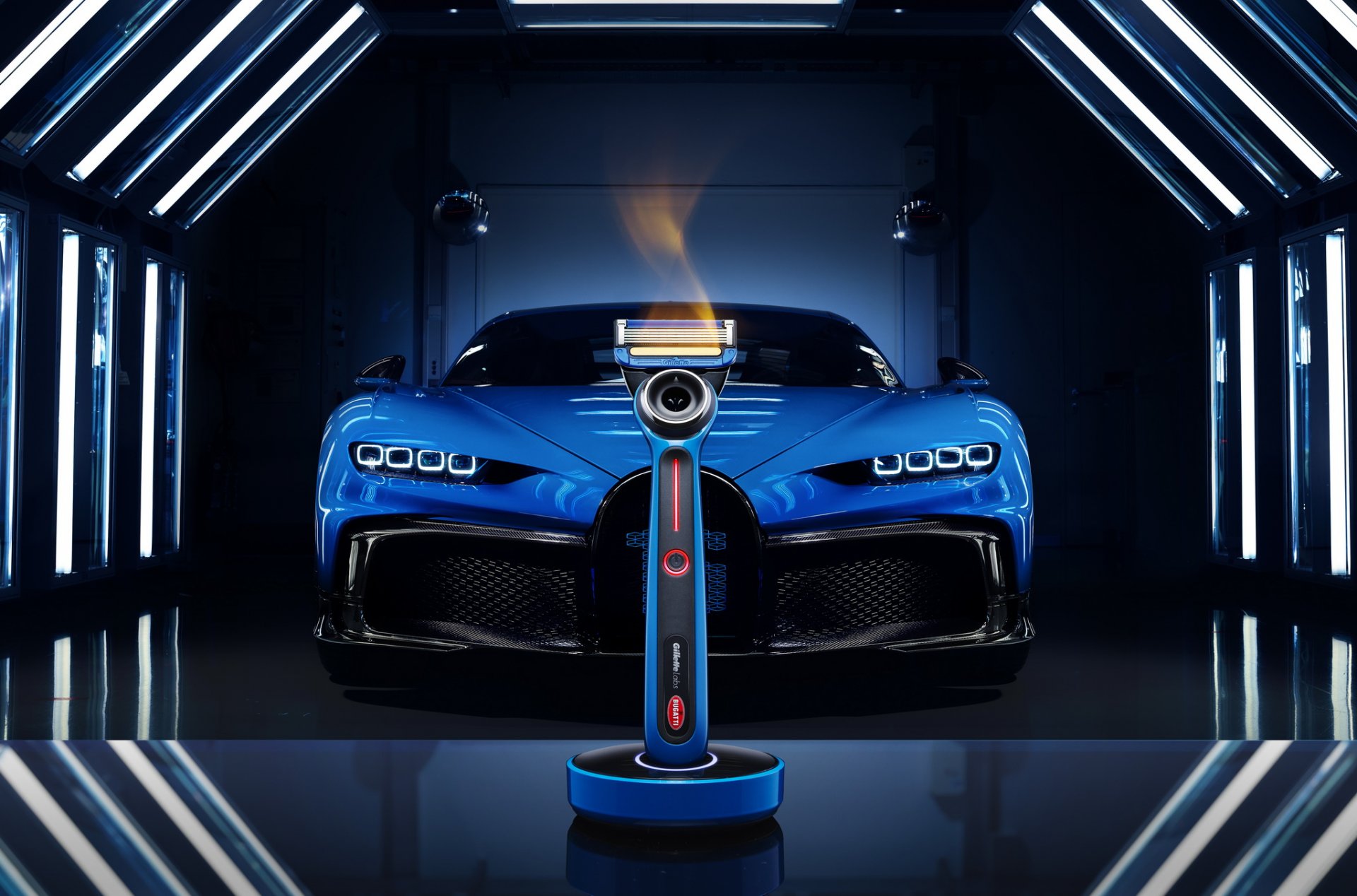 Bugatti x Gillette เปิดตัวที่โกนหนวดสุดหรู!! Heated Razor Bugatti Special Edition