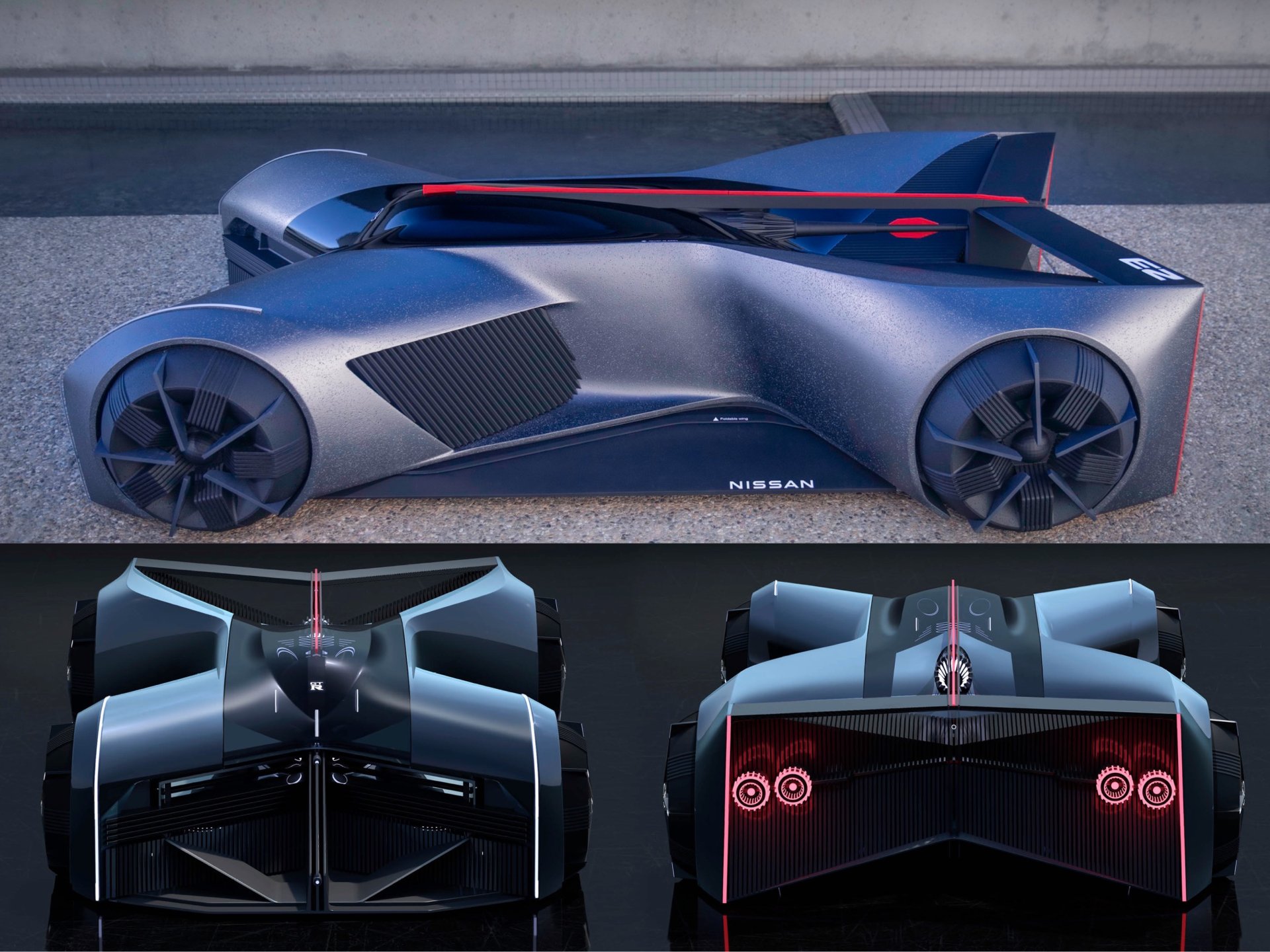 Nissan GT-R (X) 2050 ต้นแบบก๊อดซิลล่าไฮเทค ขับขี่สั่งการด้วยคลื่นสมอง