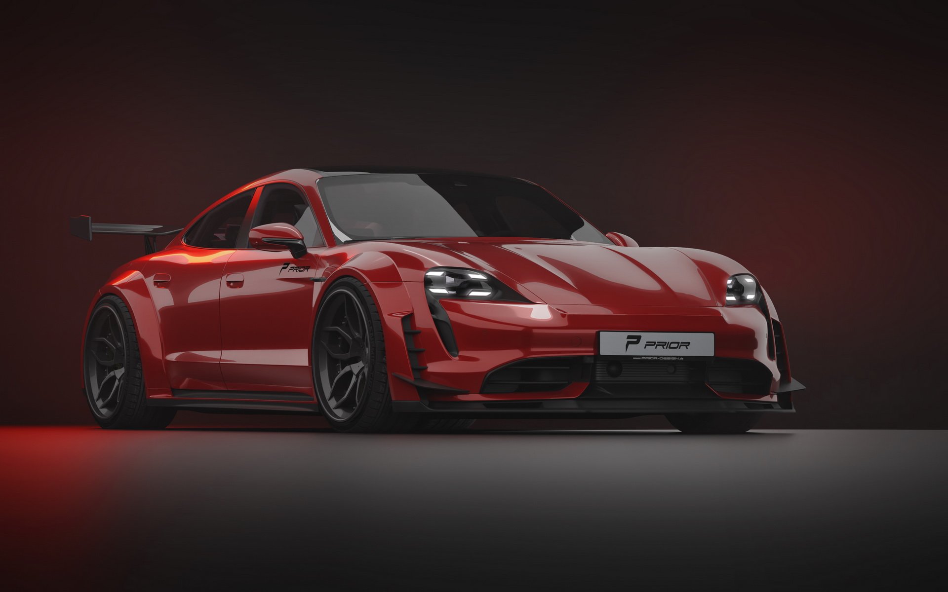 Porsche Taycan ปรับแต่งโดย Prior Design ดุดันขึ้น บึกบึกขึ้น