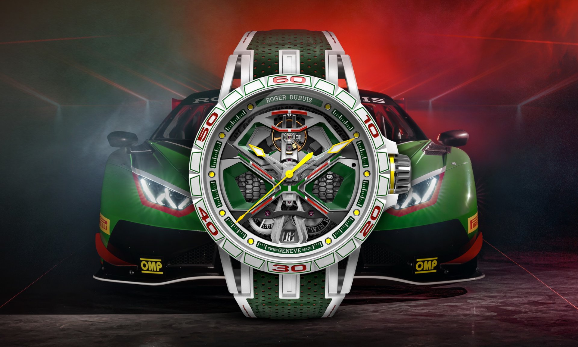 Roger Dubuis เปิดตัว!! Excaliber Spider Huracán นาฬิกาสุดลิมิเต็ด ดึงสไตล์จากรถแข่ง Huracan GT3 EVO2