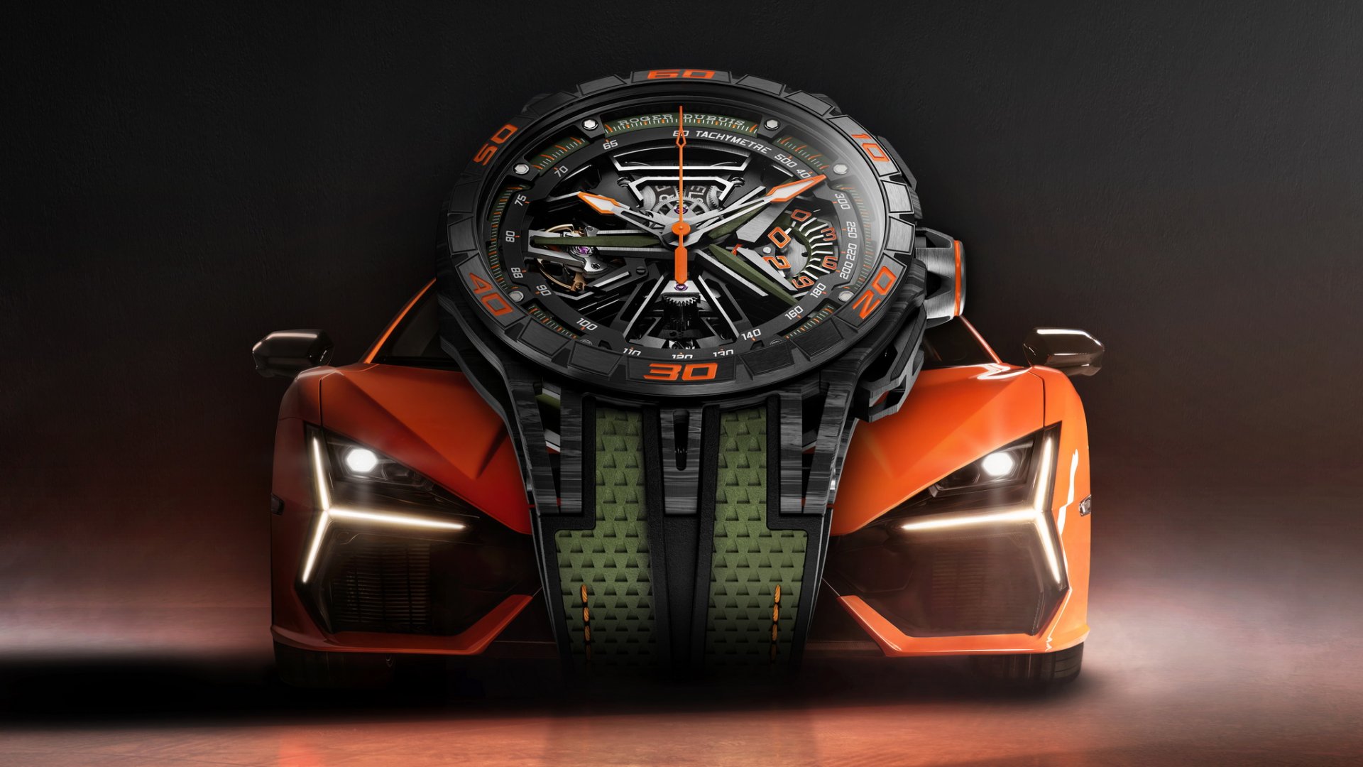 Roger Dubuis x Lamborghini เปิดตัว! Excalibur Spider Revuelto Flyback Chronograph