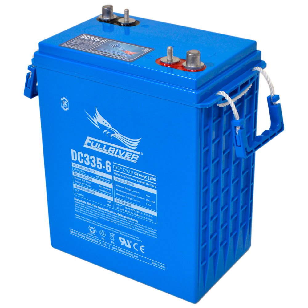 Battery Deep Cycle Fullriver DC335-6 (6V 335Ah) (Absorbent Glass Mat Type)