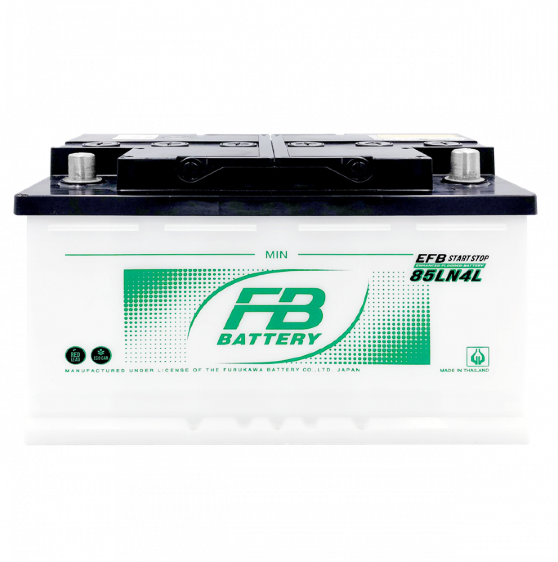 แบตเตอรี่ FB EFB 85LN4 (Enhanced Flooded Battery Type) 12V 85Ah