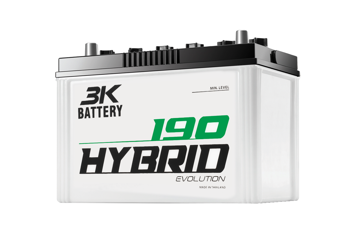 Battery 3K Hybrid 190R (Hybrid Type) 12V 90Ah
