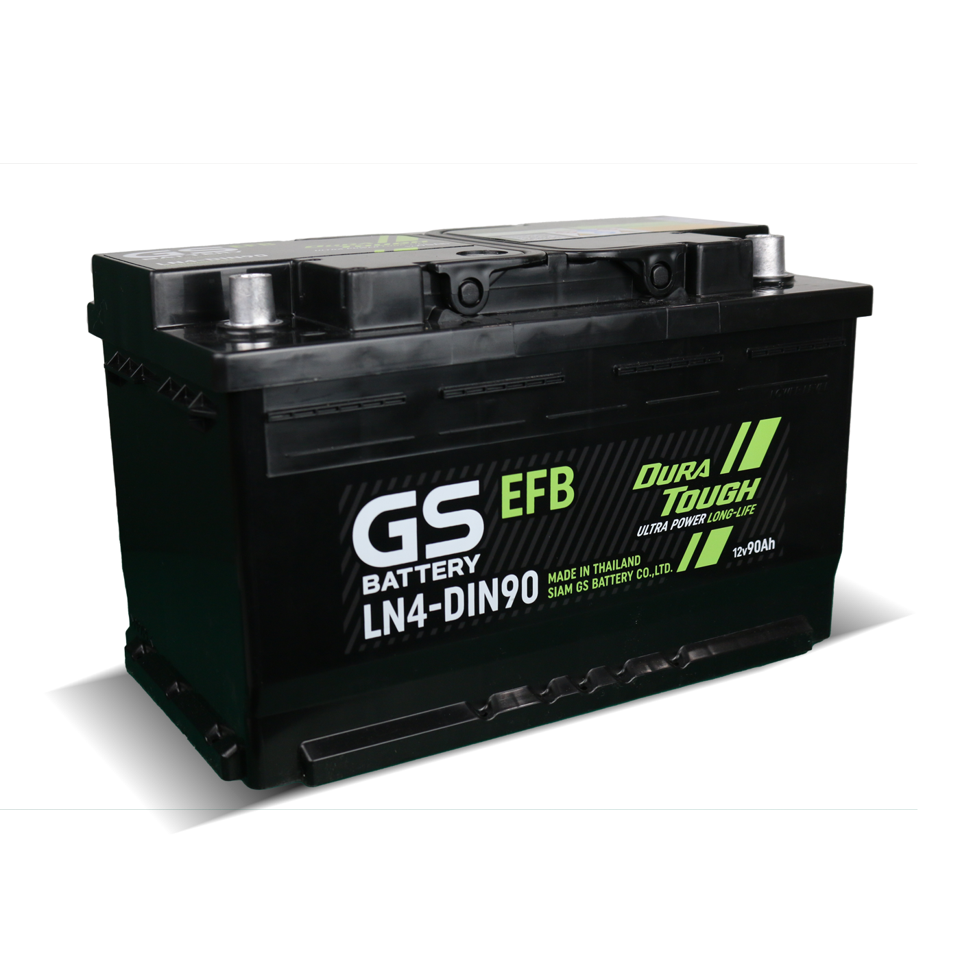 แบตเตอรี่ GS LN4-DIN90 EFB (Enhanced Flooded Battery Type) 12V 90Ah
