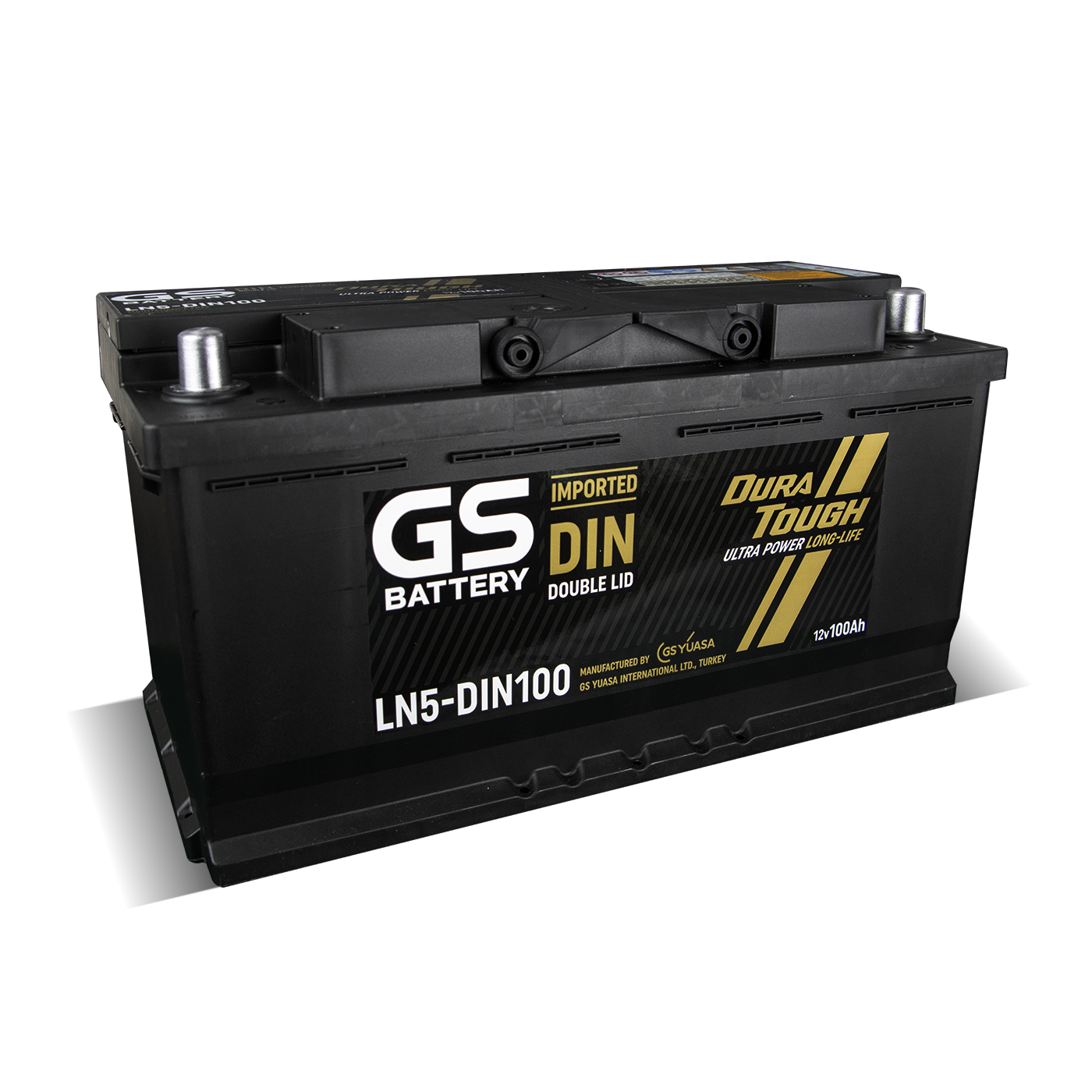แบตเตอรี่ GS LN5-DIN100 (Maintenance Free Type) 12V 100Ah