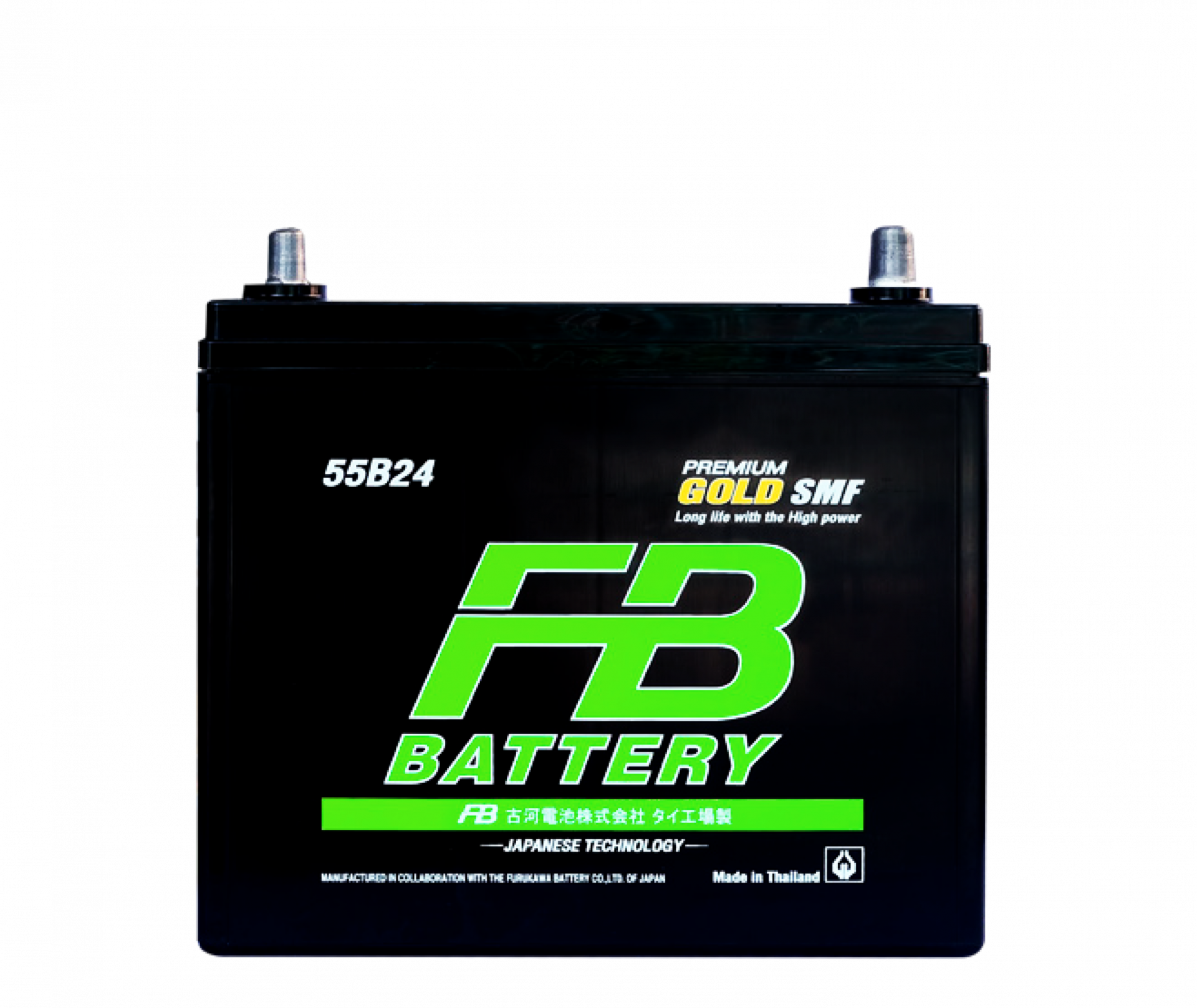 Battery FB Premium Gold 55B24L SMF (Sealed Maintenance Free Type) 12V 50Ah