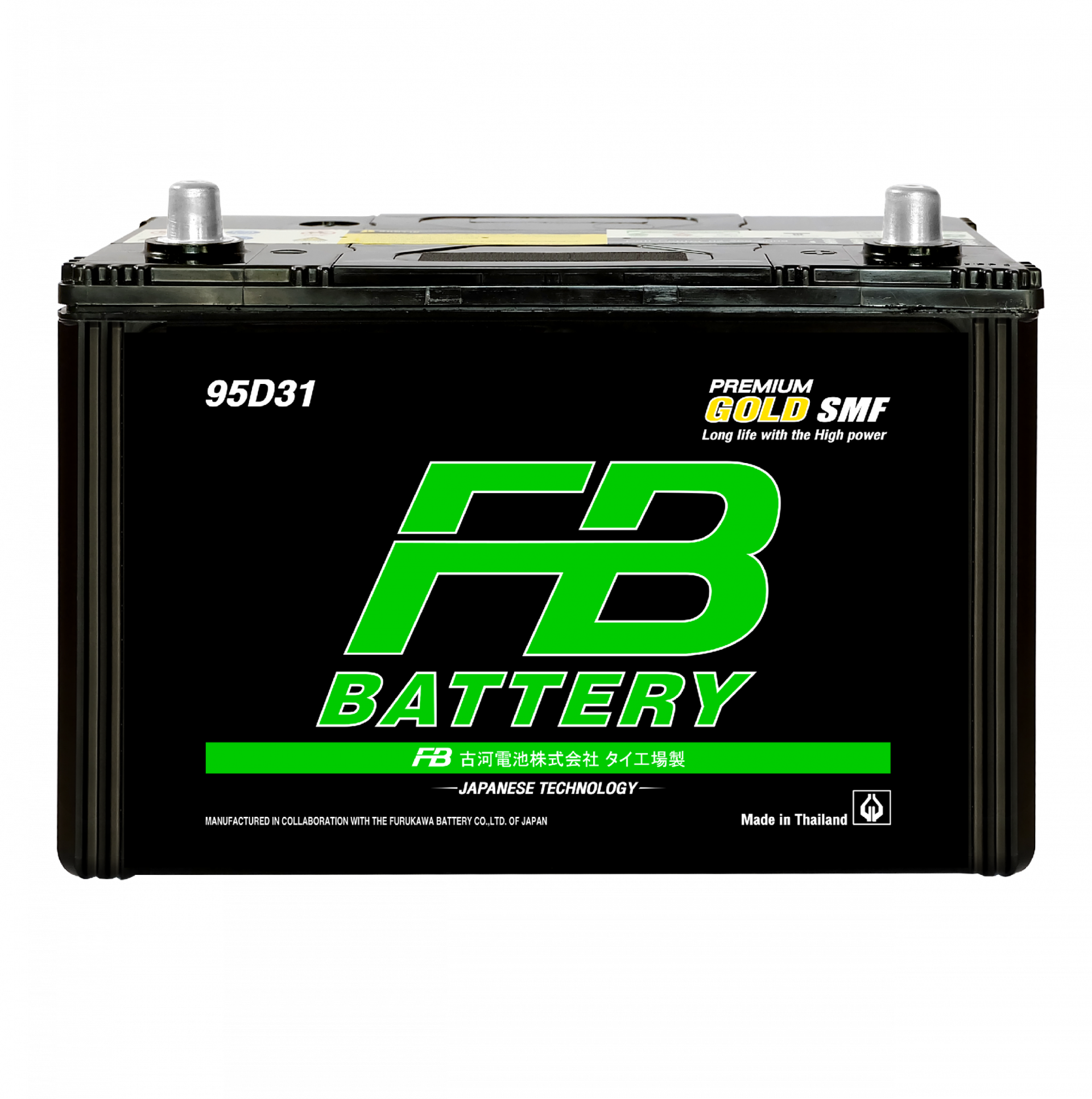Battery FB Premium Gold 95D31L SMF (Sealed Maintenance Free Type) 12V 80Ah