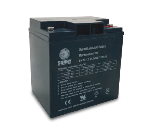 Battery SUNNY SN26-12 (VRLA Type) 12V 26Ah