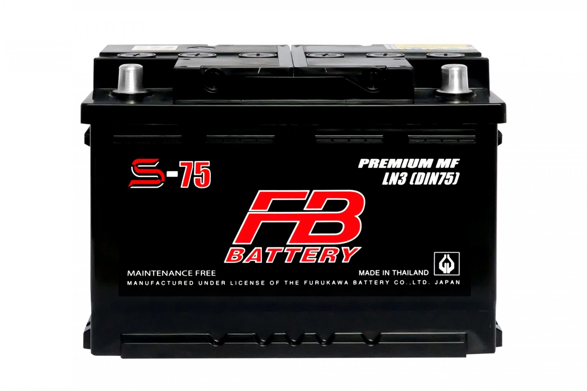 Battery FB S-75LN3 (Maintenance Free Type) 12V 75Ah