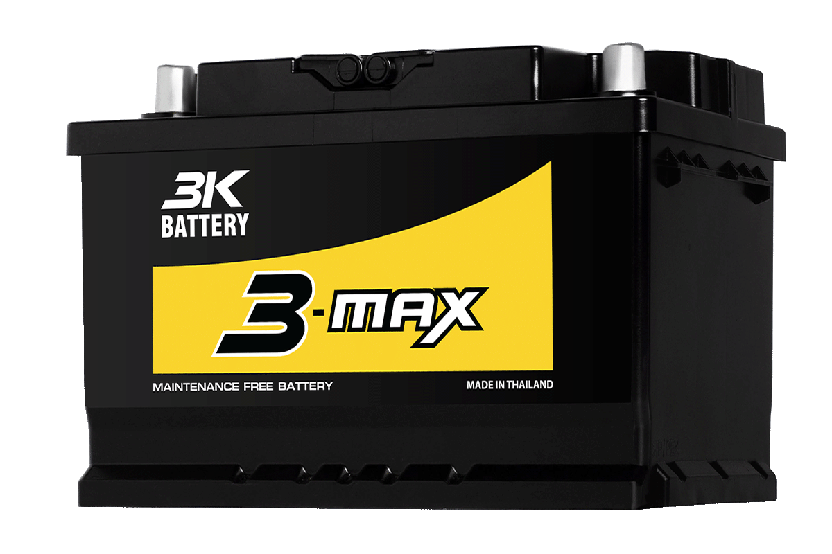 แบตเตอรี่ 3K MAX LN3-DIN75 (Maintenance Free Type) 12V 75Ah