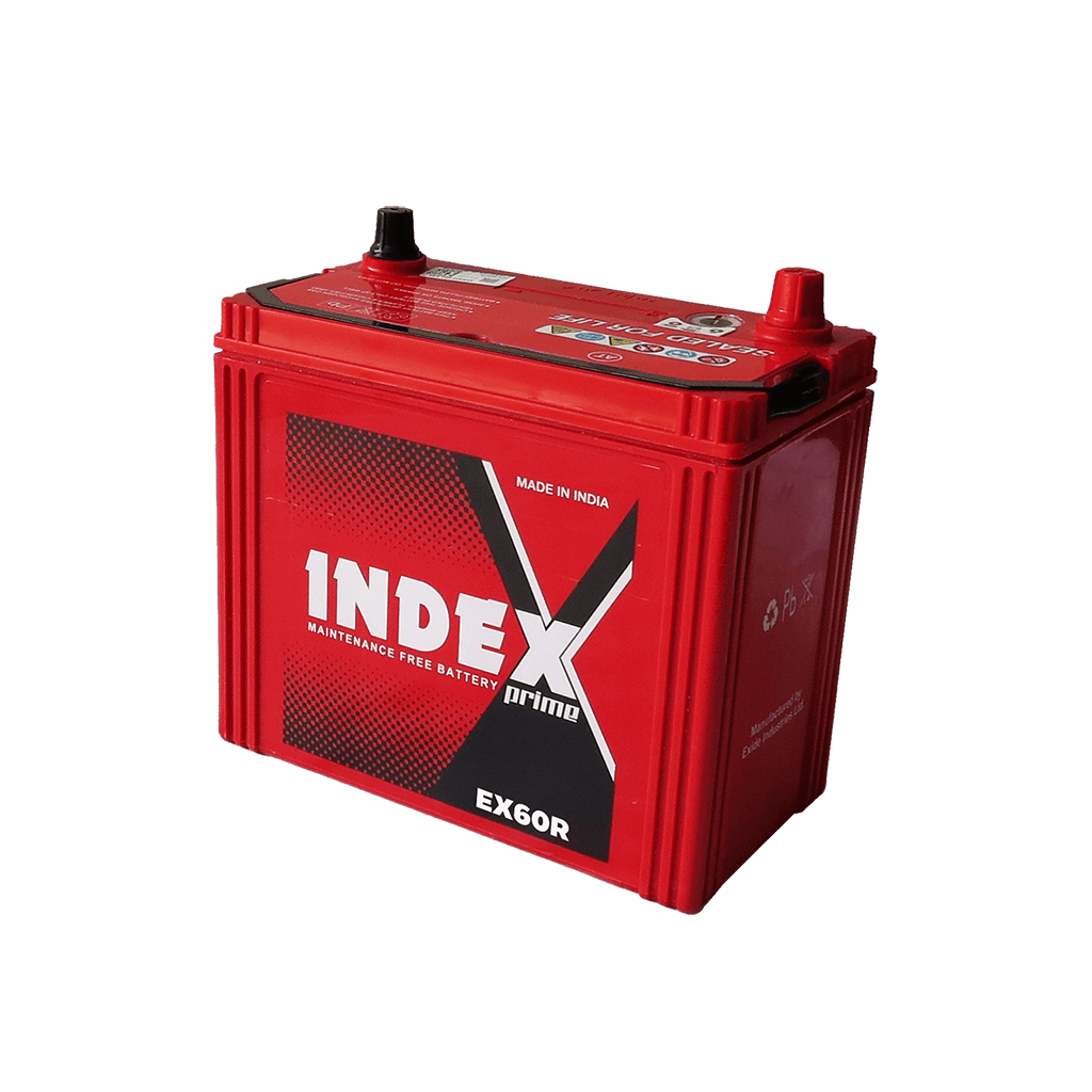 แบตเตอรี่ INDEX EX60R (Sealed Maintenance Free Type) 12V 45Ah