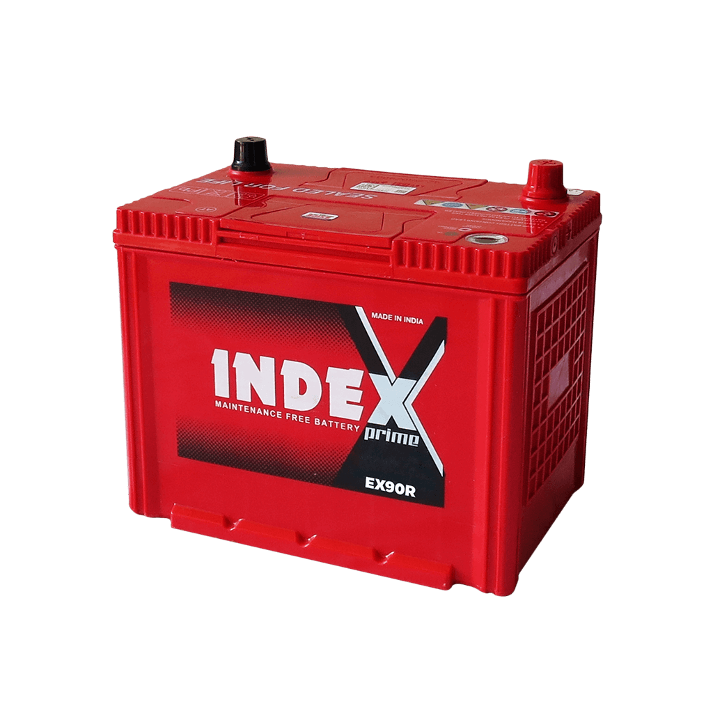 แบตเตอรี่ INDEX EX90R (Sealed Maintenance Free Type) 12V 70Ah