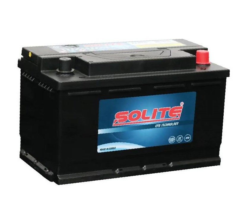 แบตเตอรี่ SOLITE EFB80 (Enhanced Flooded Battery Type) 12V 80Ah
