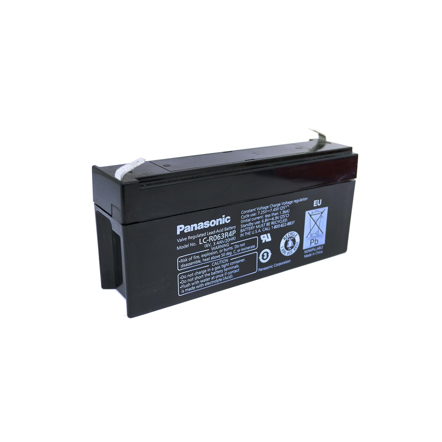 Battery PANASONIC LC-R063R4 (VRLA Type) 6V 3.4Ah