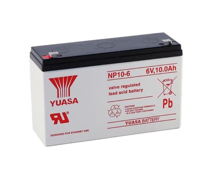 Battery YUASA NP10-6 (VRLA Type) 6V 10Ah