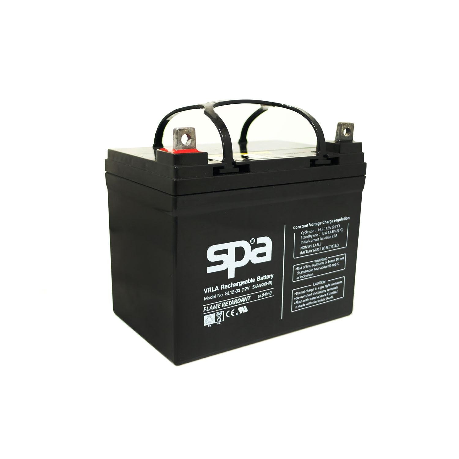 Battery SPA SL12-33 (VRLA Type) 12V 33Ah