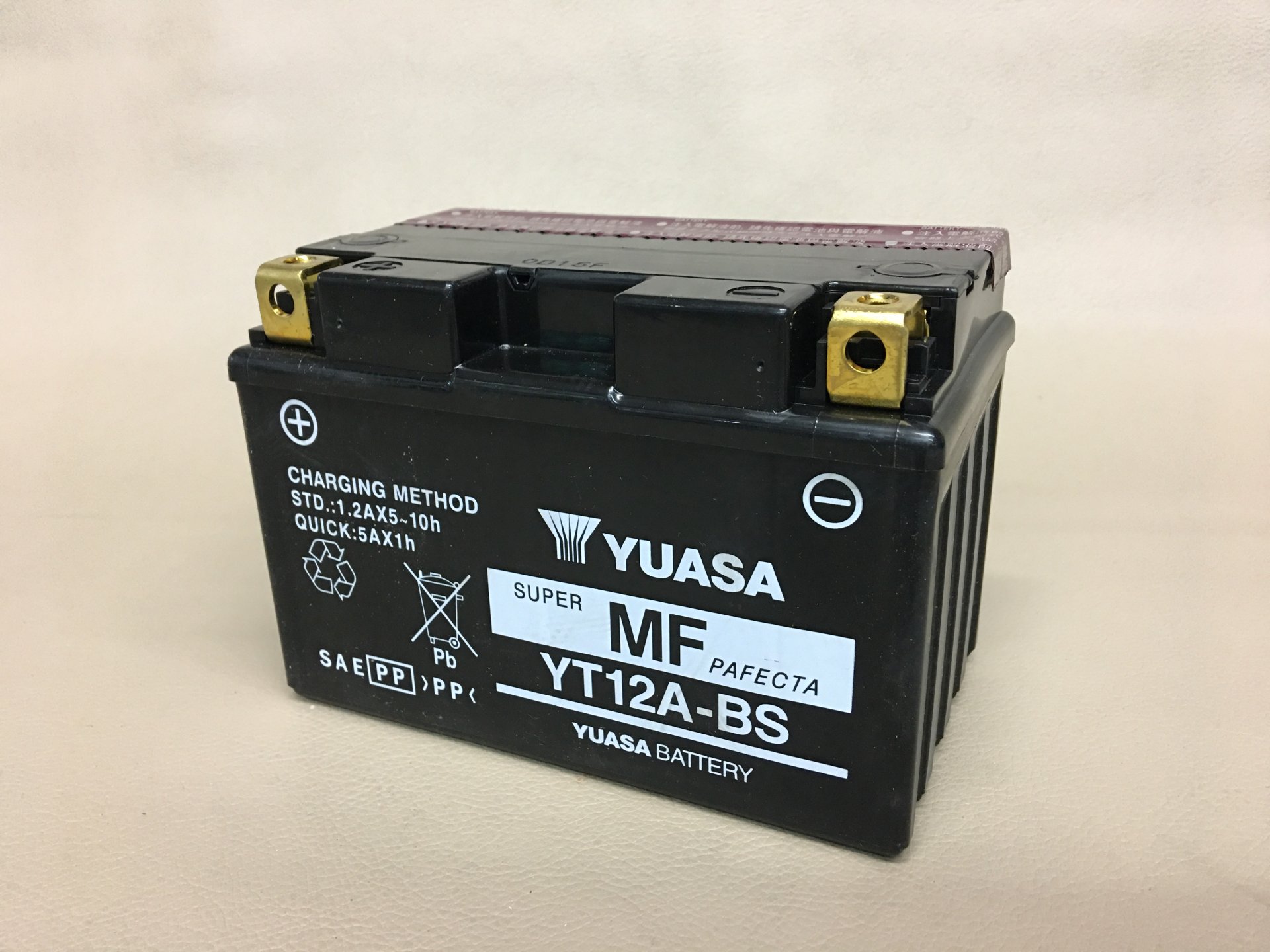 Battery YUASA YT12A-BS (Maintenance Free Type) 12V 10Ah - rungseng