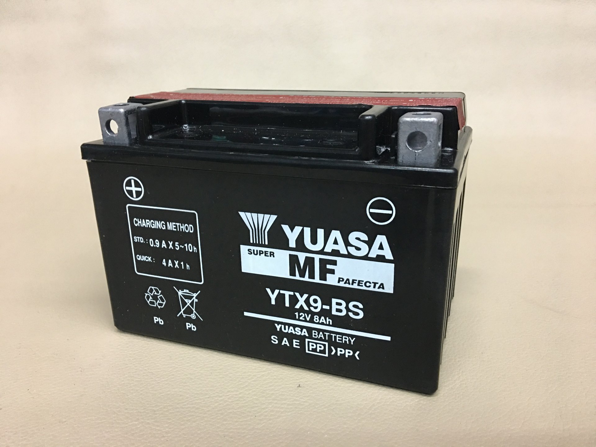 Batería Moto Yuasa YTX9-BS 12V- 8Ah