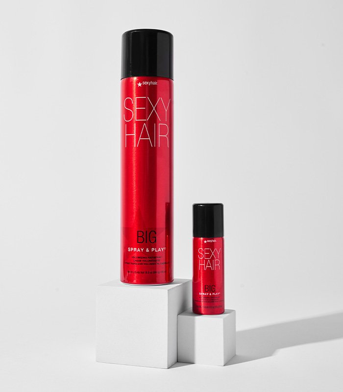 Sexyhair spray & play volumizing hair spray 328ml