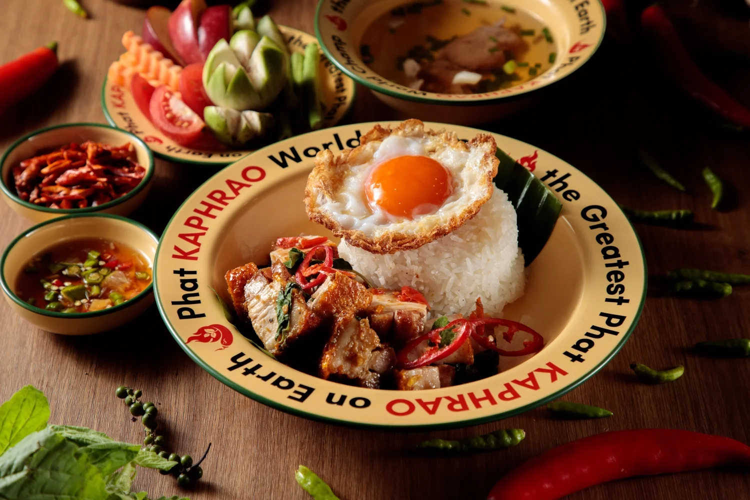 ชุดข้าวกะเพราหมูกรอบ