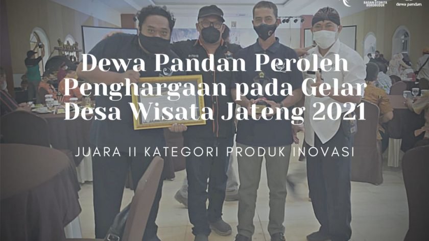 Dewa Pandan Peroleh Penghargaan pada Gelar Desa Wisata Jateng 2021