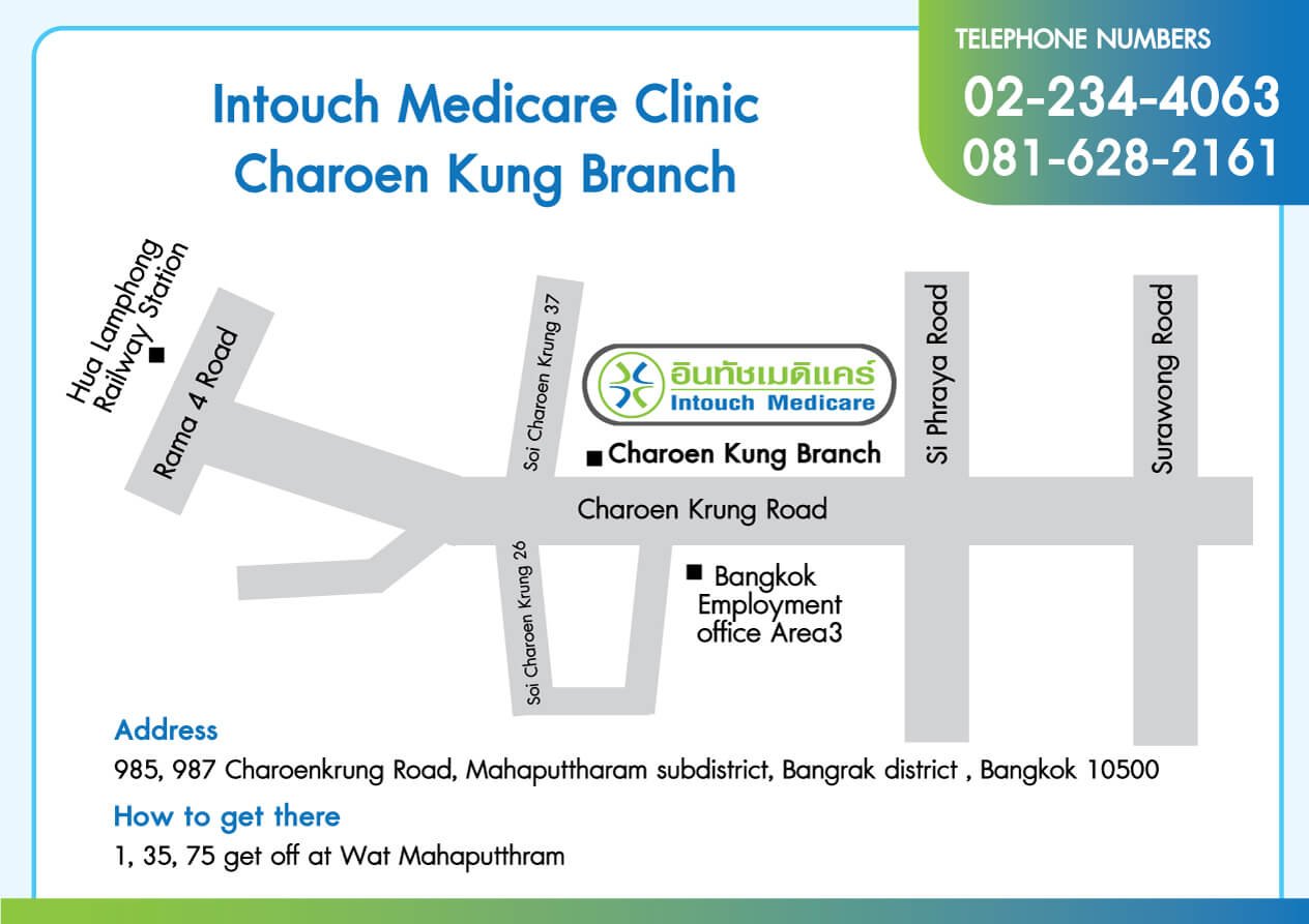 map intouchmedicare CharoenKrung map intouchmedicare CharoenKrung