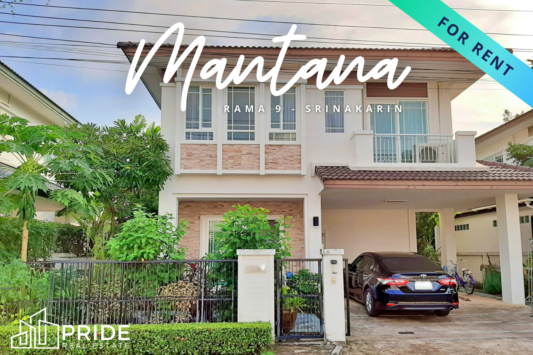 ให้เช่าบ้านเดี่ยว โครงการมัณฑนา พระราม 9 – ศรีนครินทร์ House For Rent Mantana Rama 9 – Srinakarin