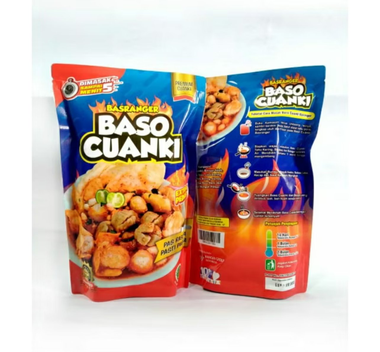 Baso Ranigang Baso Cuanki Basranger Extra Pedas 200 gram