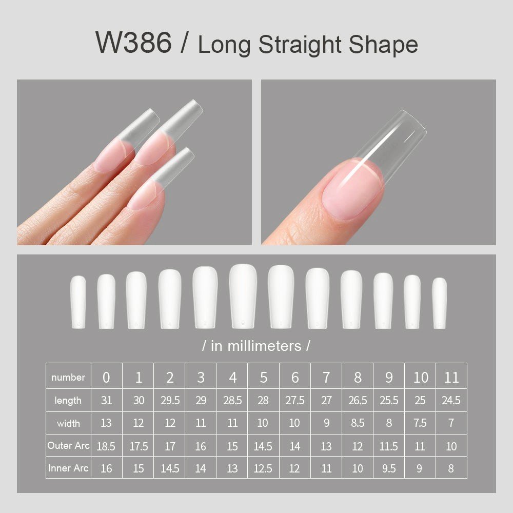 W386 FULL PATCH NAIL TIPS