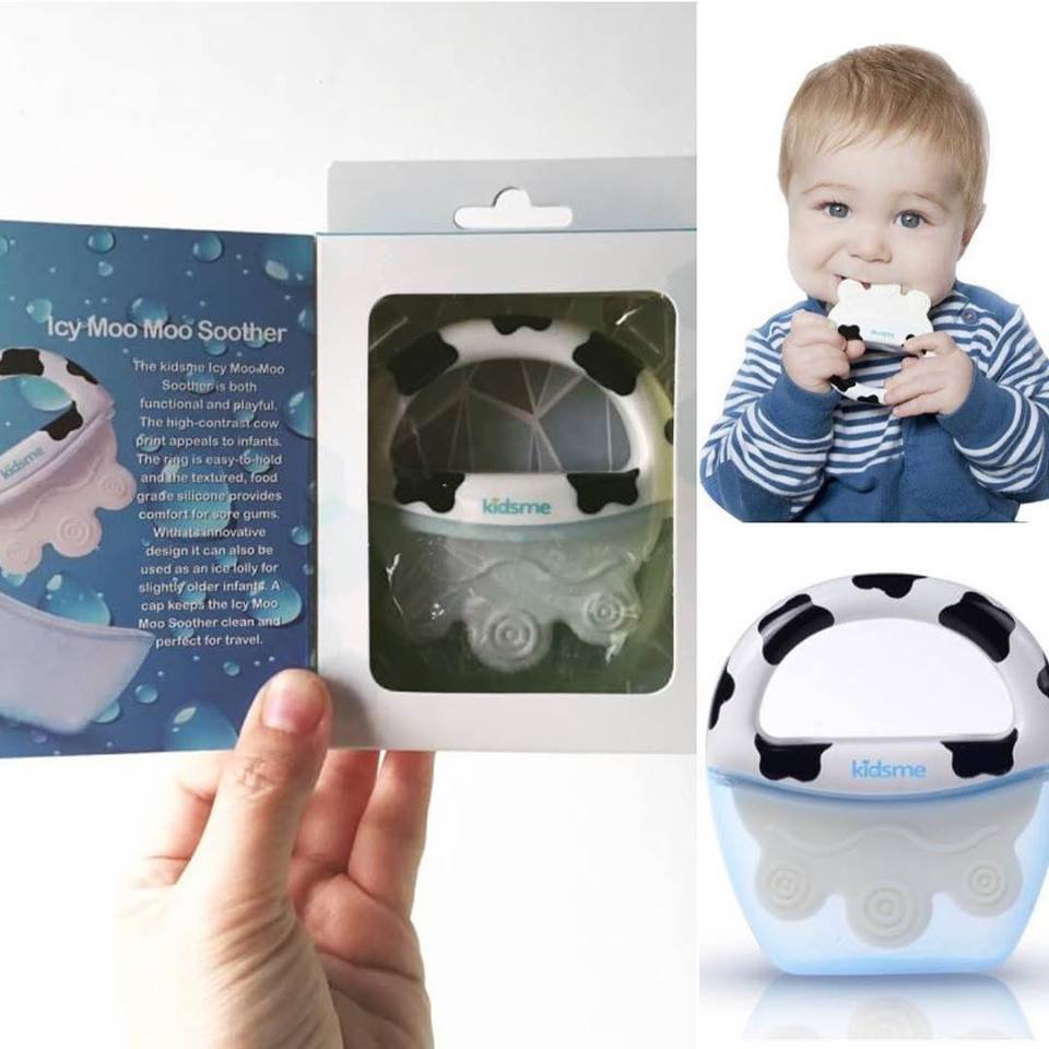Kidsme ยางกัดพร้อมที่ทำไอติม รุ่น Icy Moo Moo Soother 