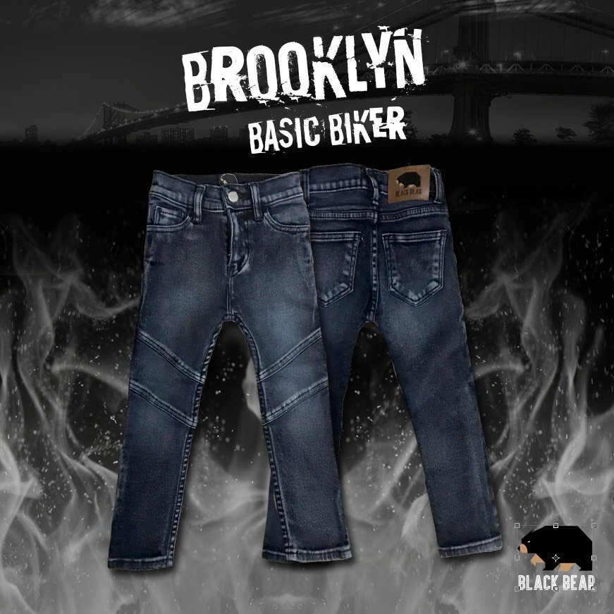 Black bear jean : รุ่น Brooklyn Basic Biker!