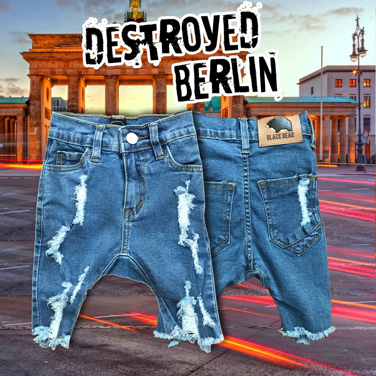 Destroyed BERLIN slim short 