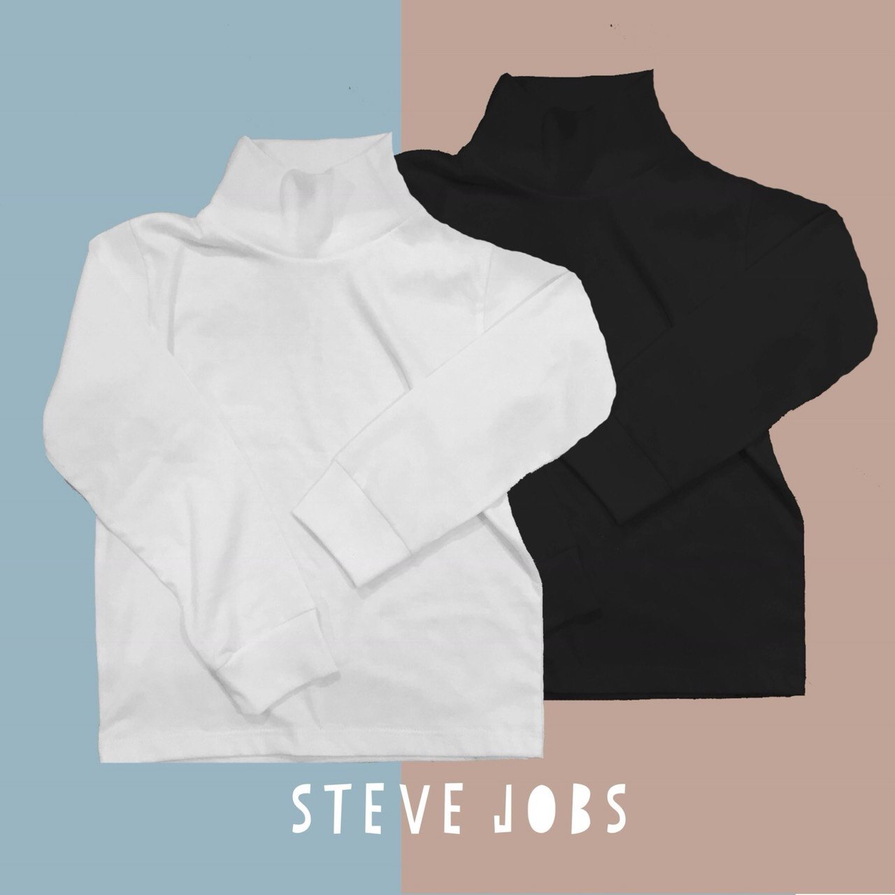 เสื้อแขนยาวคอเต่า steve jobs