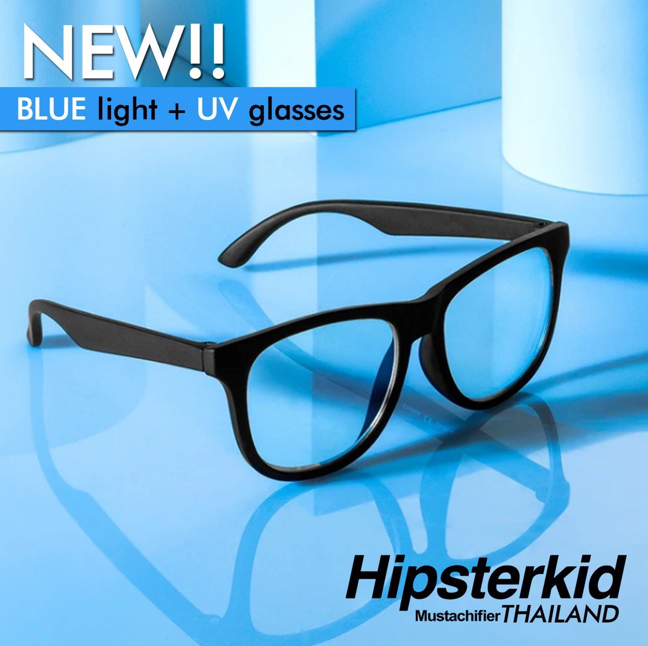 NEW!! HIPSTERKID BLUE light + UV protection glasses 