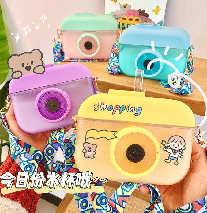 กระติกน้ำกล้องถ่ายรูป pastel camera 