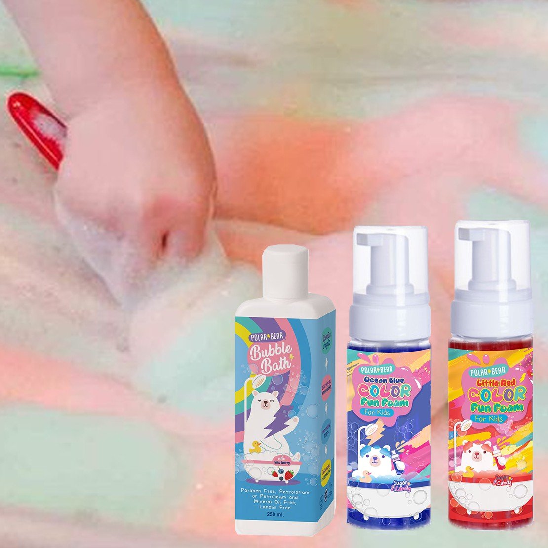 โฟมอาบน้ำ color fun foam