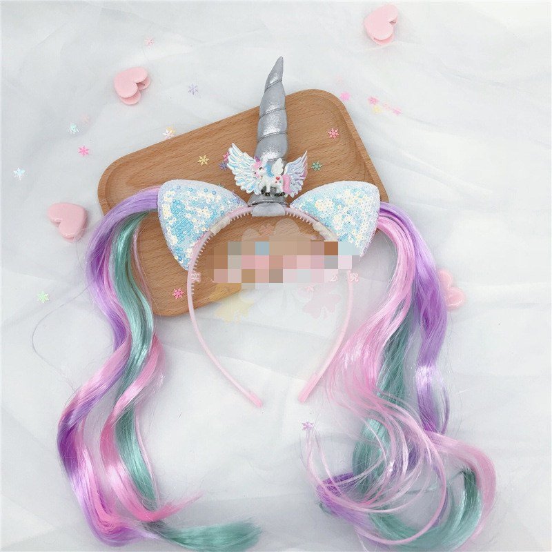 ที่คาดผม rainbow unicorn