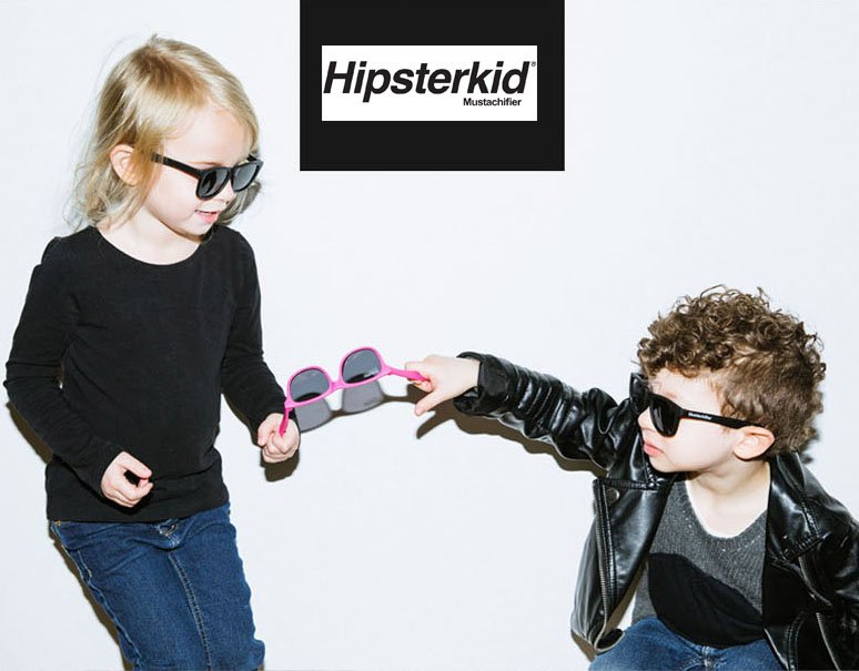 แว่นกันแดดเด็ก Hipsterkid and Mustachifier แว่นเด็กสุดเท่