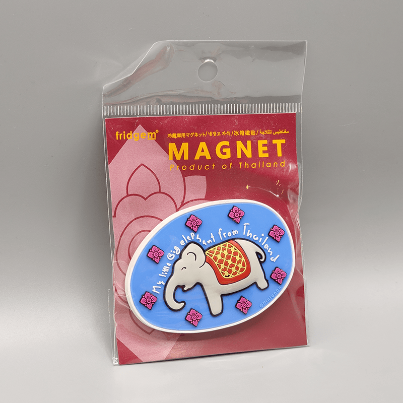 Rubber Magnet - Elephant Ellipse