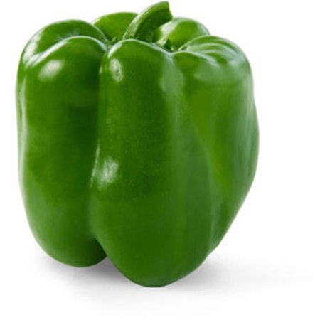 Green bell pepper พริกหวานสีเขียว