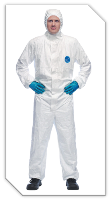 Chemical protective clothing (1 time) ชุดป้องกันสารเคมี ใช้แล้วทิ้ง